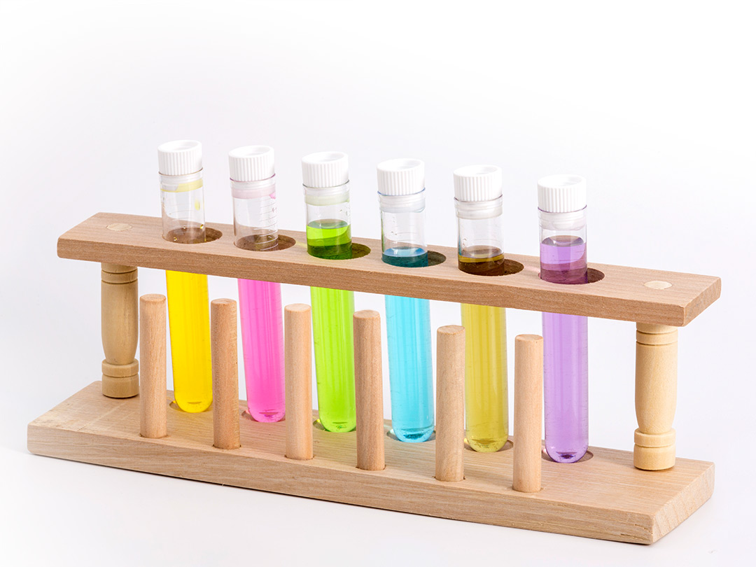 Wooden Test Tube Rack Montessori By Mom