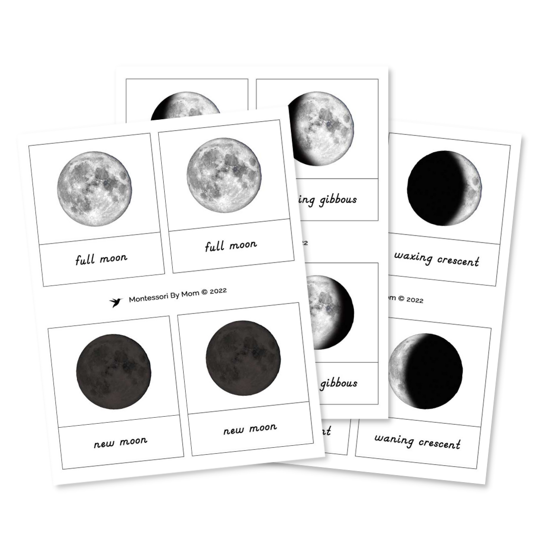 Free Printable Moon Templates (Crescent & Full Moons)